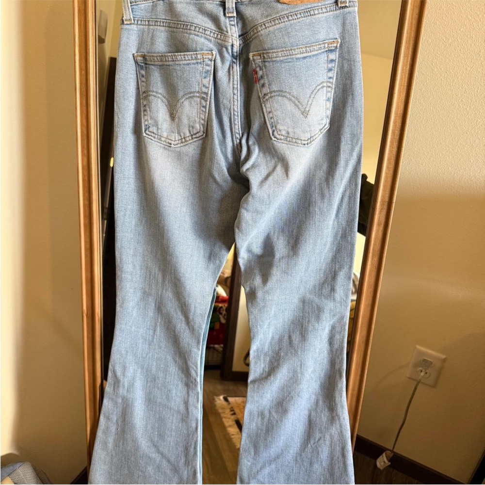 Levi's Classic Light Blue Flare Jeans